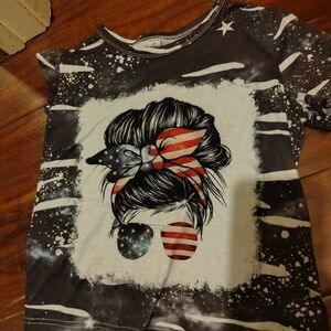 Patriotic Kids Shirt with Graphic Design